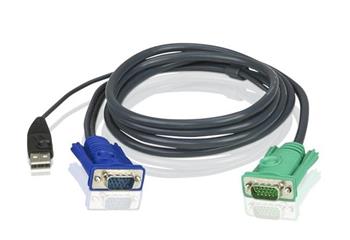 ATEN integrovan kabel 2L-5202U pro KVM USB 1.8 M 
