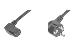 Digitus napjec kabel 240V, dlka 1,8m CEE7pravohl/IEC C13 pravohl