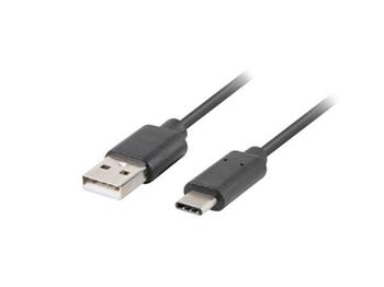LANBERG USB-C (M) na USB-A (M) 2.0 kabel 0,5m, ern
