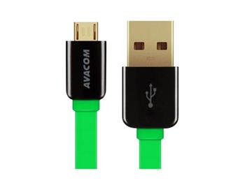 AVACOM MIC-40G kabel USB - Micro USB, 40cm, zelen