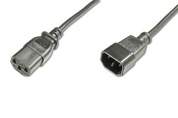 Digitus Prodluovac napjec kabel, C14 - C13 M / F, 1,8 m, H05VV-F3G 0,75qmm, bl