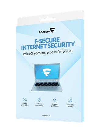 F-Secure INTERNET SECURITY BASIC (Windows), na 2 roky - pro 3 uiv., CZ, - elektronicky
