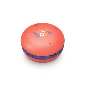 Energy Sistem Lol&Roll Pop Kids Speaker Orange, Penosn Bluetooth reprek s vkonem 5 W a funkc omezen vkonu