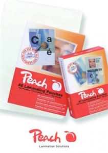 PEACH laminovac folie Credit Card 54x86mm, leskl, 125mic, 25ks