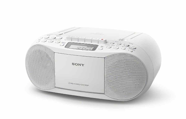 SONY CFD-S70 Pehrva CD,audiokazety Boombox - White