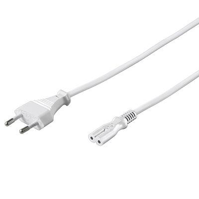 PremiumCord napjec kabel pro notebooky 2-plov, dlka 3m, bl