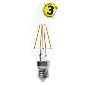 Emos LED rovka CANDLE, 4W/40W E14, NW neutrln bl, 465 lm, Filament A++