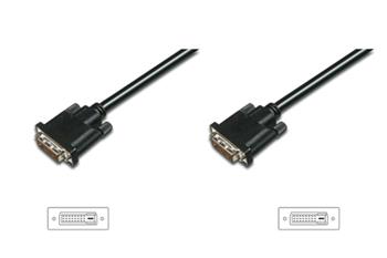 Digitus pipojovac kabel DVI-D(24+1), Stnn, DualLink, ern, 2m