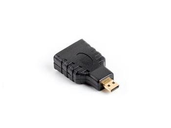 LANBERG redukce HDMI (F) na HDMI MICRO (M), ern