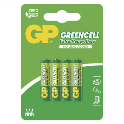 Zinko-chloridov batria GP Greencell R03 (AAA)