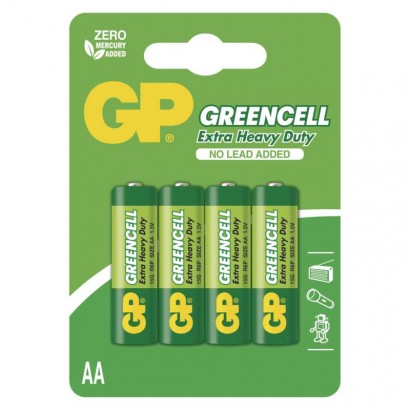 Zinko-chloridov batria GP Greencell R6 (AA)
