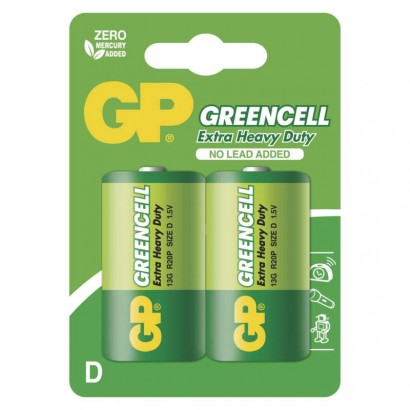 Zinko-chloridov batria GP Greencell R20 (D)