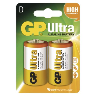 Alkalick batria GP Ultra LR20 (D)