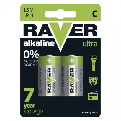 Alkalick batria RAVER LR14 (C) 