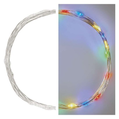 LED vianon nano reaz, 1,9 m, 2x AA, vntorn, multicolor, asova 