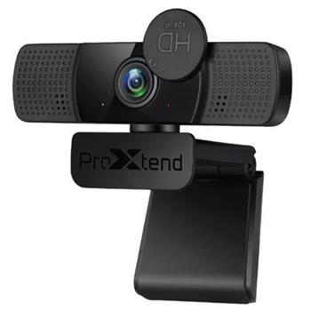 ProXtend webkamera X302 Full HD,USB,mikrofon,1/2.9 CMOS,Autofocus,Anti-spy,LowLight,H.264/MJPG,ern - ZRUKA 5 LET