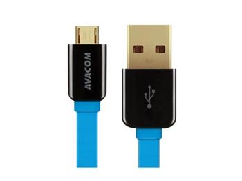 AVACOM MIC-40B kabel USB - Micro USB, 40cm, modr