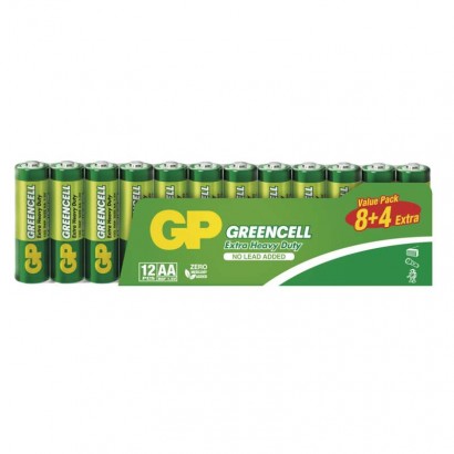 Zinko-chloridov batria GP Greencell R6 (AA)