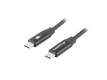 LANBERG USB-C M / M 2.0 kabel 1,8m, ern, rychl nabjen 4.0