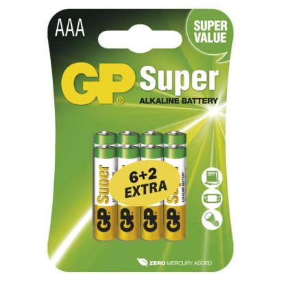 Alkalick batria GP Super LR03 (AAA) 