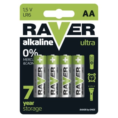 Alkalick batria RAVER LR6 (AA) 