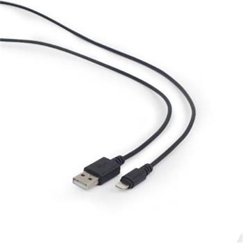 CABLEXPERT Kabel USB 2.0 Lightning (IP5 a vy) nabjec a synchronizan kabel, 1m, ern