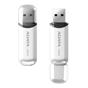 USB k ADATA Classic Series C906 32GB USB 2.0 snap-on cap design, biely