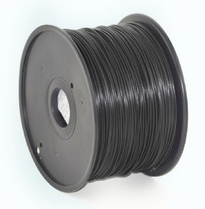 ABS plastic filament pre 3D tla, priemer 1,75mm, farba ierna, Gembird