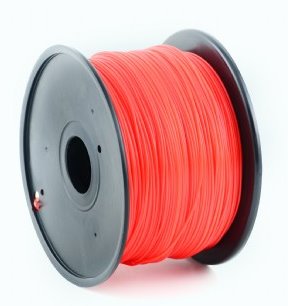 ABS plastic filament pre 3D tla, priemer 1,75mm, farba erven, Gembird
