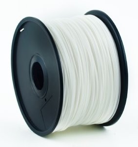 ABS plastic filament pre 3D tla, priemer 1,75mm, farba biela, Gembird