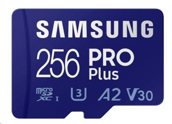 Samsung/micro SDXC/256GB/180MBps/Class 10/+ Adaptr/Modr