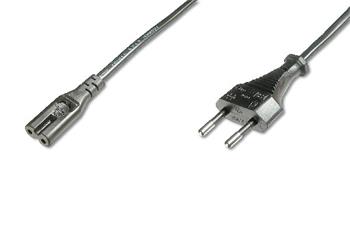 Digitus Napjec kabel, Euro - C7 M / F, 1,2 m, H03VVH2-F2G 0,75qmm, bl