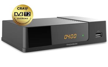 THOMSON DVB-T/T2 pijma THT 709/ Full HD/ H.265/HEVC/ CRA oveno/ PVR/ EPG/ USB/ HDMI/ LAN/ SCART/ ern