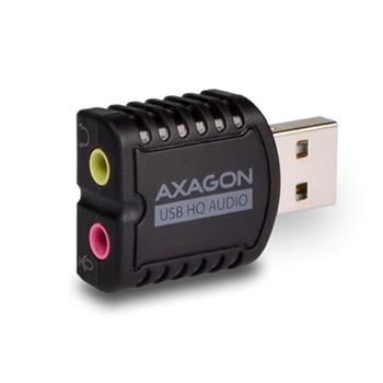 AXAGON ADA-17, USB2.0 - stereo HQ audio MINI adaptr, 24-bit/96kHz