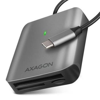 Axagon CRE-S3C, hlinkov vysokorychlostn USB-C 3.2 Gen 1 teka pamovch karet. 3 sloty, UHS-II