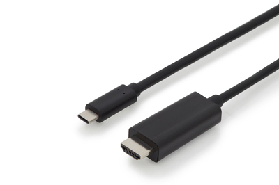 Digitus kabelov pevodnkl USB typu C na HDMI 2,0 m, 4K/60Hz, 18 GB, CE, bl, zlacen konektory