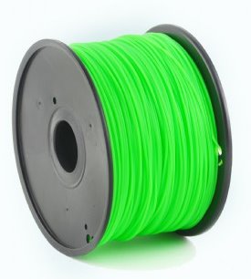PLA plastic filament pre 3D tla, priemer 1,75mm, farba zelen, Gembird