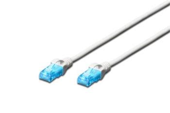 Digitus Ecoline Patch kabel, UTP, CAT 5e, AWG 26/7, bl 3m, 1ks