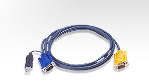 ATEN integrovan kabel 2L-5202UP pro KVM USB 1,8m 