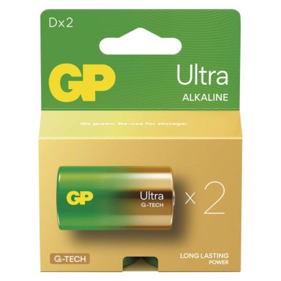 Alkalick batria GP Ultra LR20 (D)