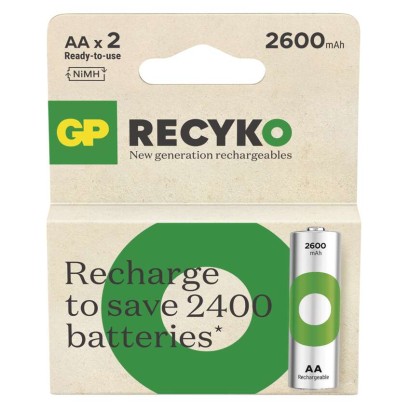 Nabjacia batria GP ReCyko 2600 (AA) 2 ks 