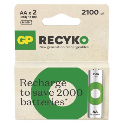 Nabjacia batria GP ReCyko 2100 (AA) 2 ks