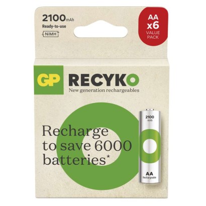 Nabjacia batria GP ReCyko 2100 (AA) 6 ks