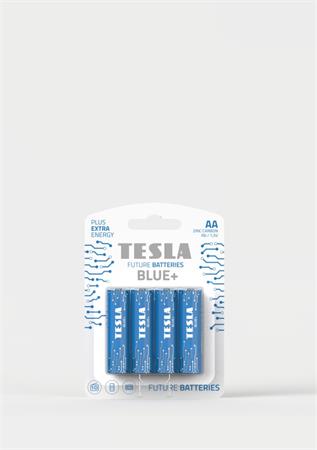 Tesla AA BLUE+ zinkouhlkov, 4 ks, ND, (R06, tukov, blister)