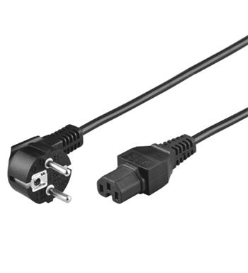PremiumCord napjec kabel 240V, dlka 2m CEE7 /IEC C15 konektor s drkou