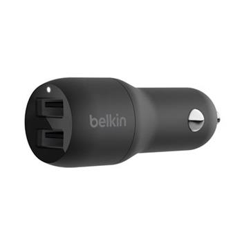 Belkin 24W Duln USB-A nabjeka do auta, ern