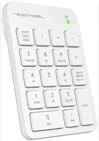 A4tech FSTYLER bezdrtov numerick klvesnice, USB nano, bl