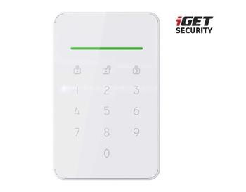 iGET SECURITY EP13 - Bezdrtov klvesnice s RFID tekou pro alarm iGET SECURITY M5, dosah 1km