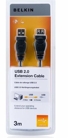 Belkin kabel USB 2.0 prodluovac ada standard, 3m
