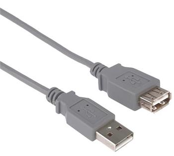 PremiumCord USB 2.0 kabel prodluovac, A-A, 3m, ed